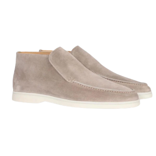 MONACO High Suede Loafers