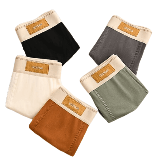 Cuecas Boxer de Algodão - Kit 5