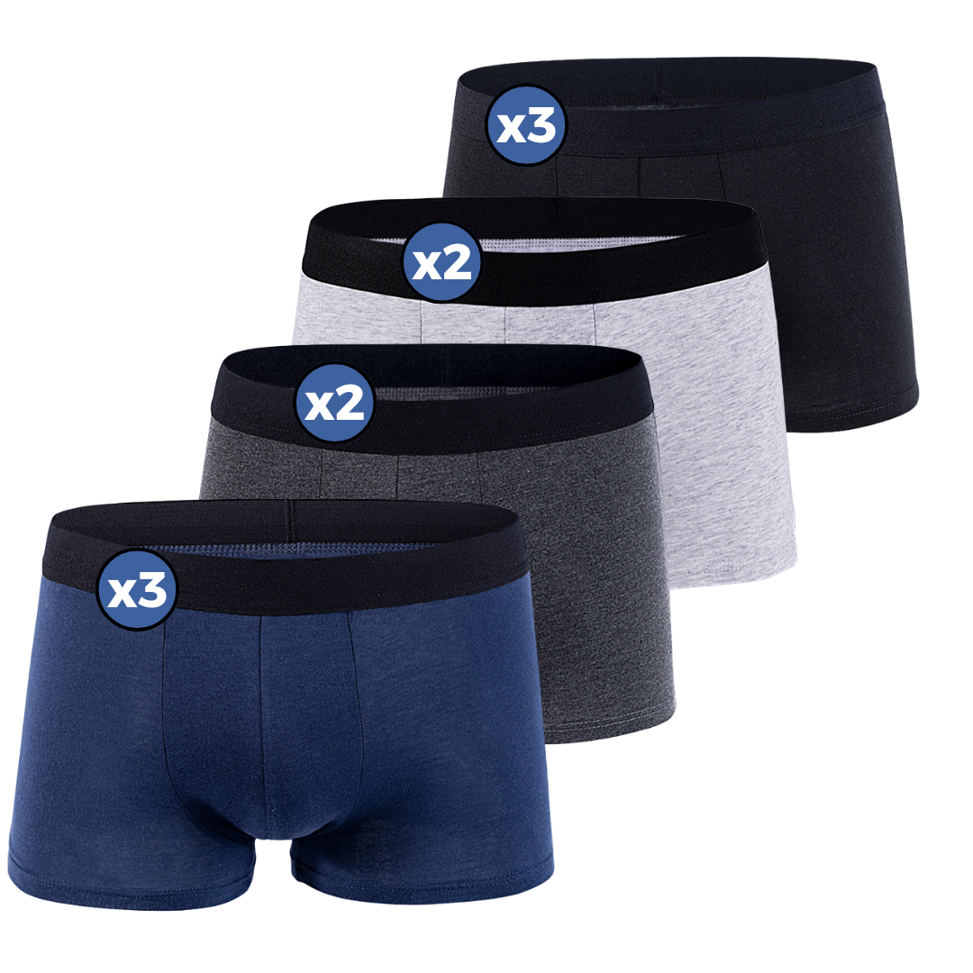 Cuecas Boxer Básicas - Kit 10
