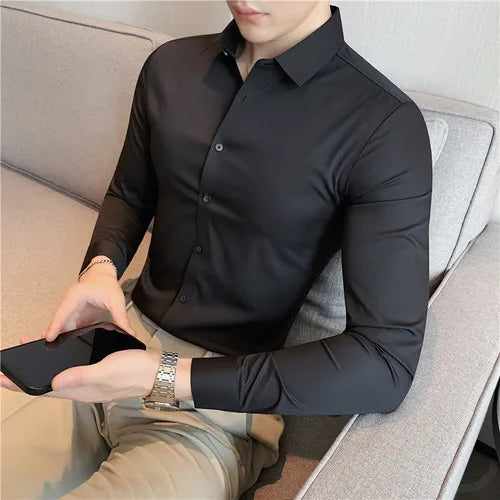 Camisa Slim Fit Confort Stretch
