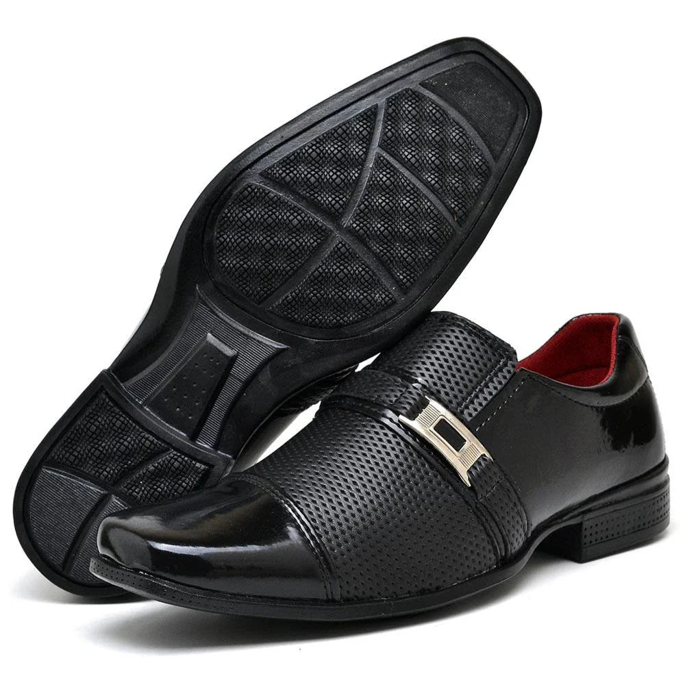 Sapato Social Preto Verniz